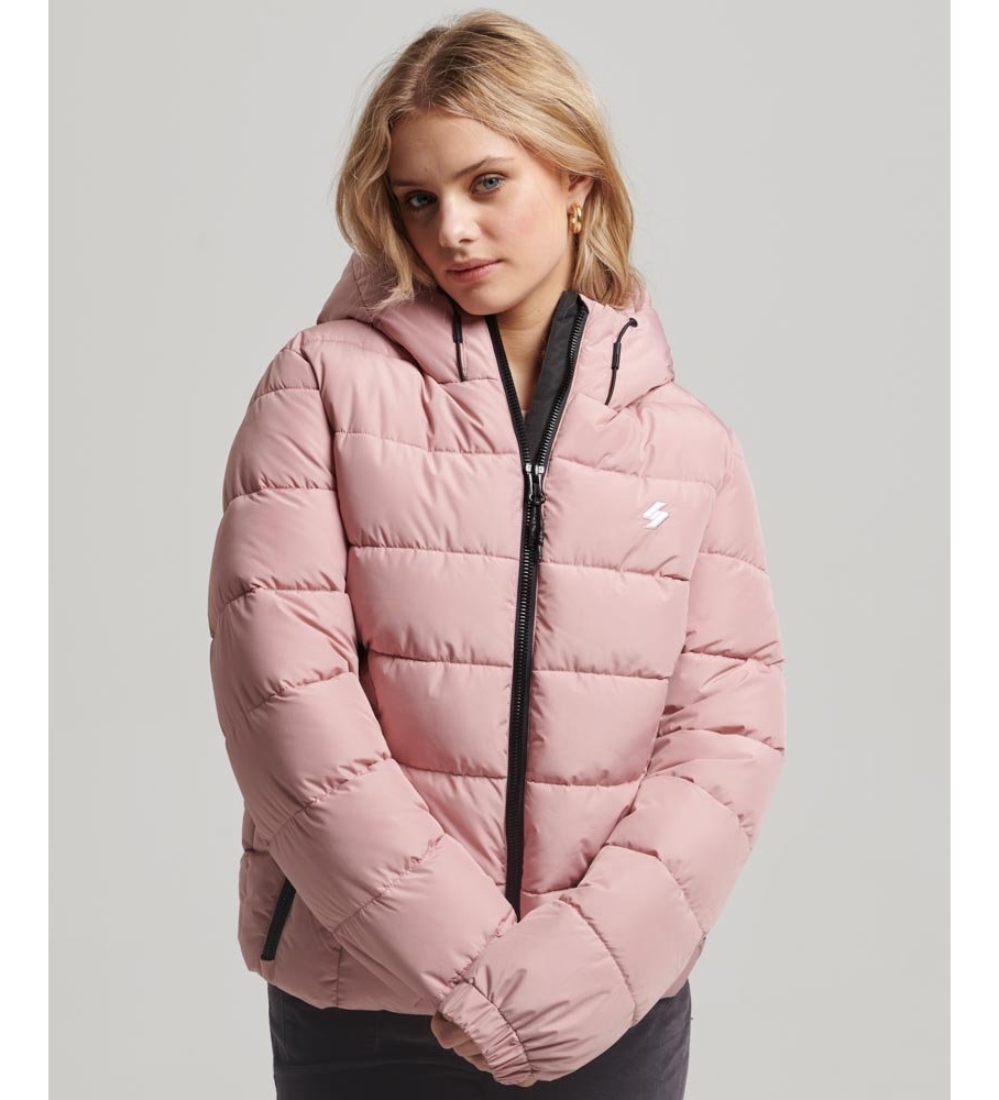 Jaqueta acolchoada Superdry Spirit Sports rosa