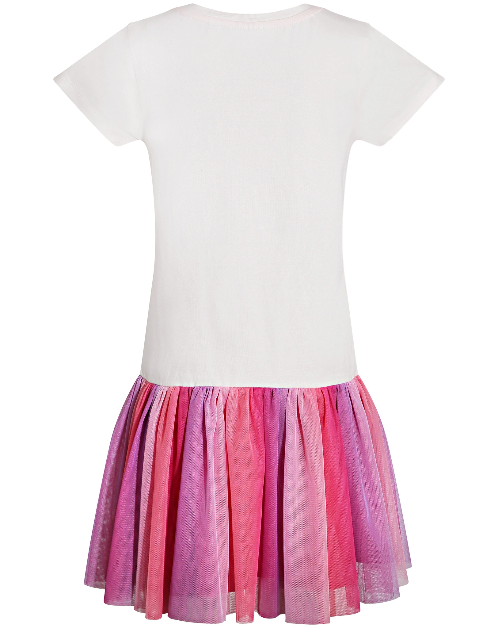 Kurzarm-Kleid FLOWER UNICORN mit Tüllrock in multicolour