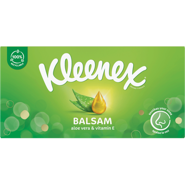 Kleenex Balsam Zakdoeken 3-Laags 64 Stuks