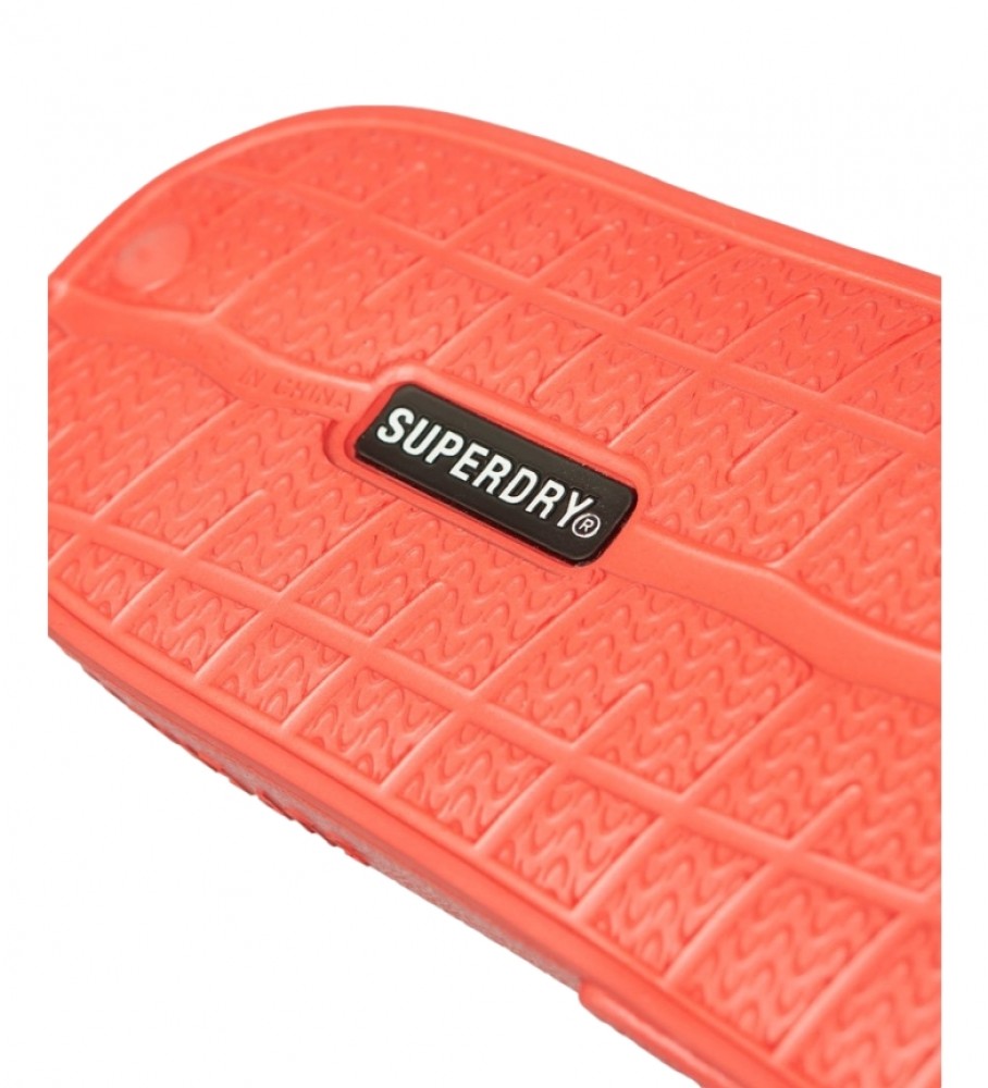Chinelo de dedo laranja Superdry Code Tech