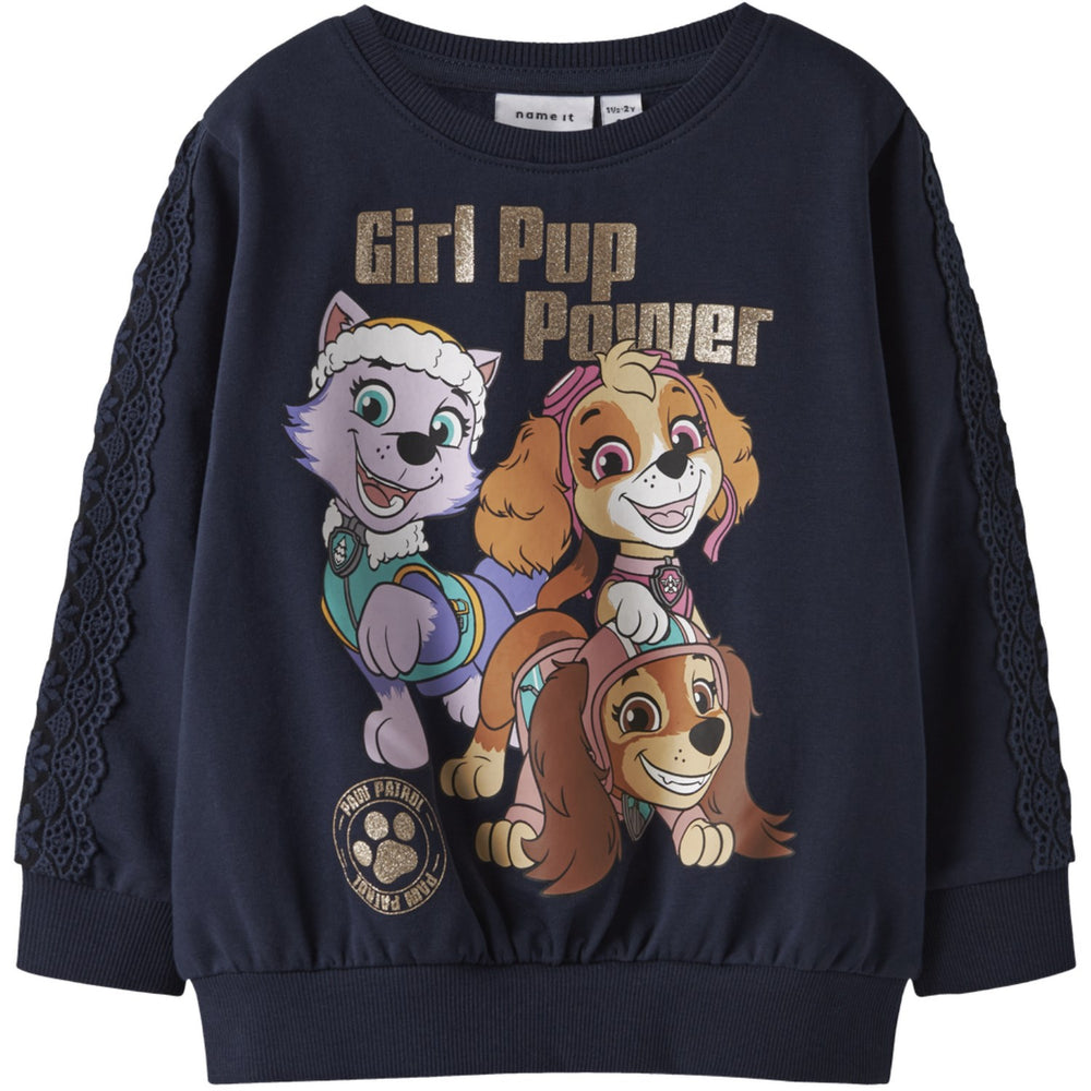 Køb Name It Navy Blazer Nmfnaba Paw Sweat Bru Cplg