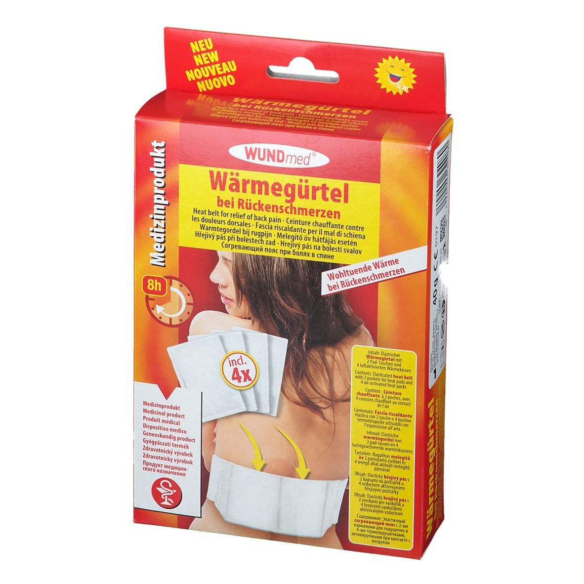 WUNDmed® Wärmegürtel bei Rückenschmerzen