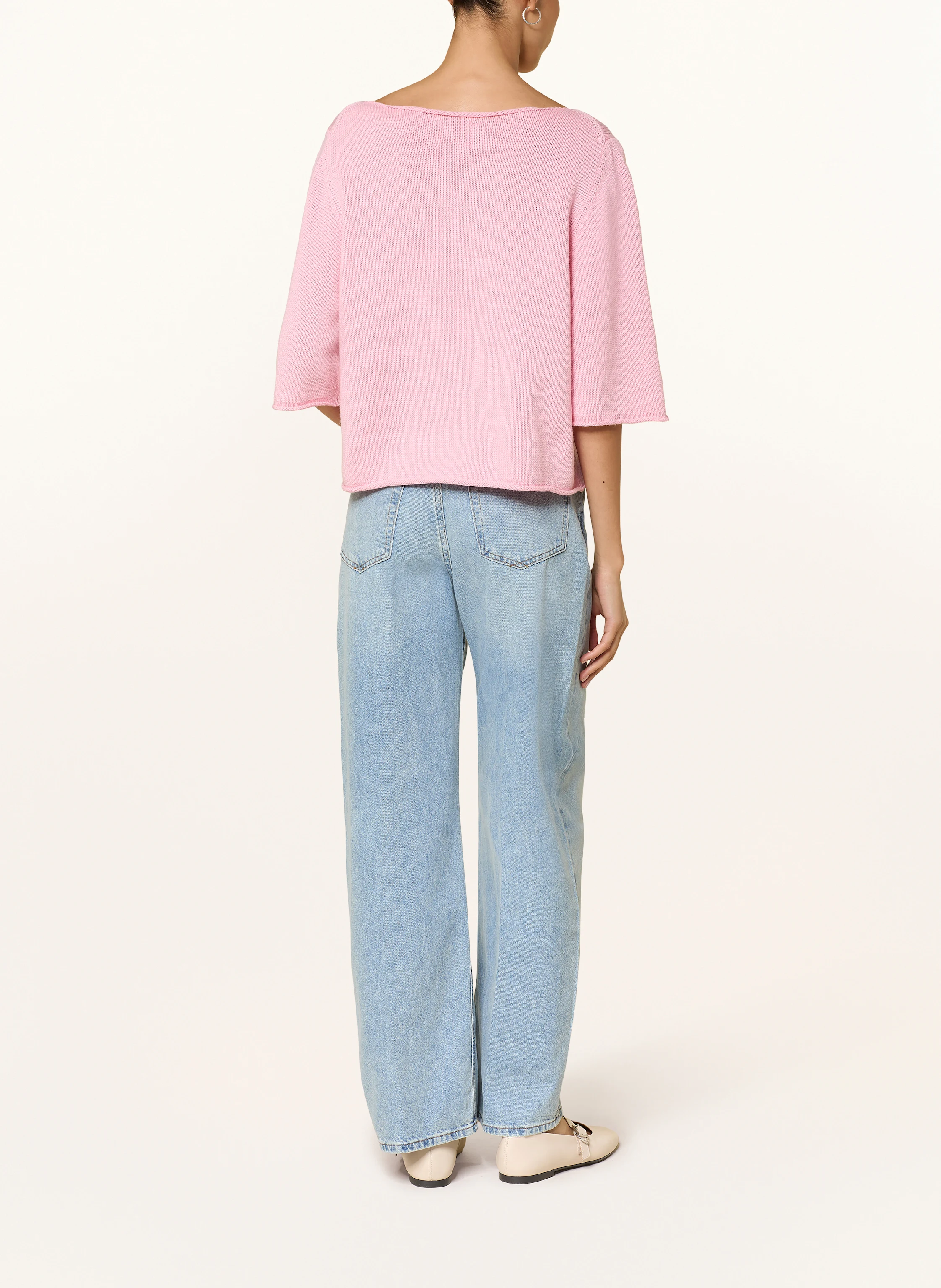 ALLUDE Pullover mit 3/4-Arm und Cashmere