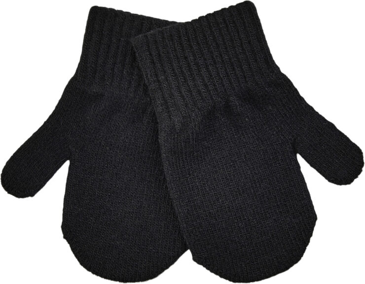 Mikk-Line Magic Mittens 3 Pack Black-antrazite-b