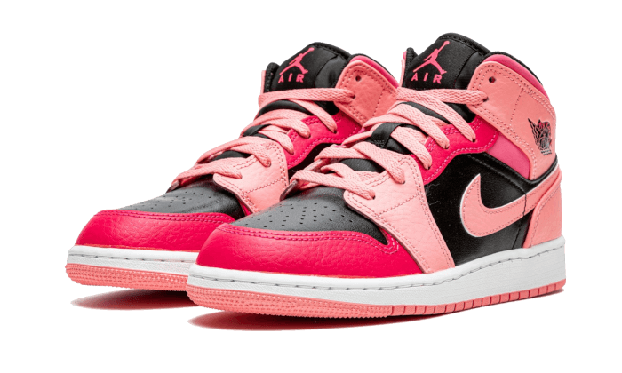 Air Jordan 1 Mid Coral Chalk Pink - 48h Delivery