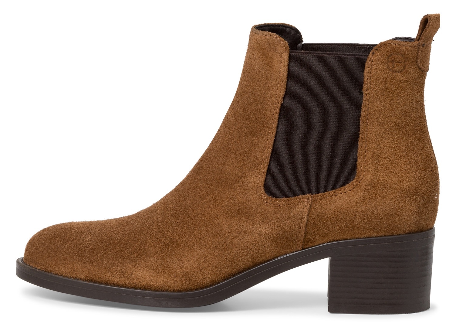 Tamaris Chelseaboots  , Blockabsatz, Stiefelette, Businessschuh in schmaler Form