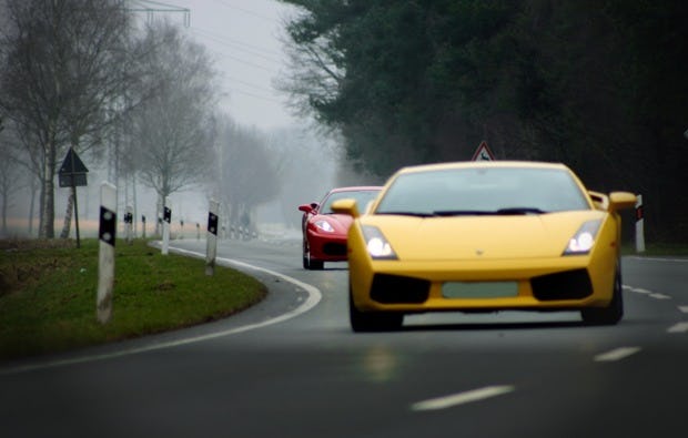 Lamborghini Rundfahrt in Nördlingen als Geschenk