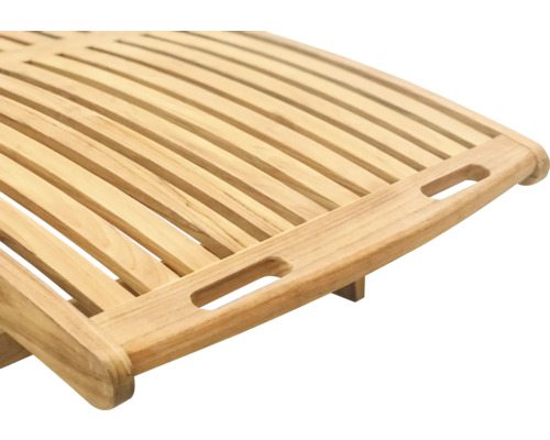 Teakhouten tuinligstoel