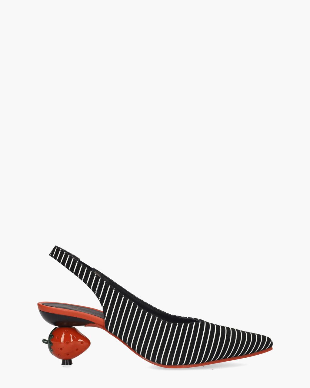 Daniele Ancarani Pefresa Zwart/Wit/Rood Dames Slingbackpumps