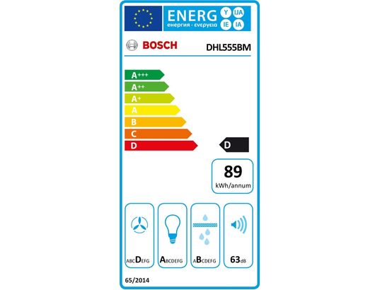 BOSCH - Groupe filtrant DHL555BM, Série 4, Silence