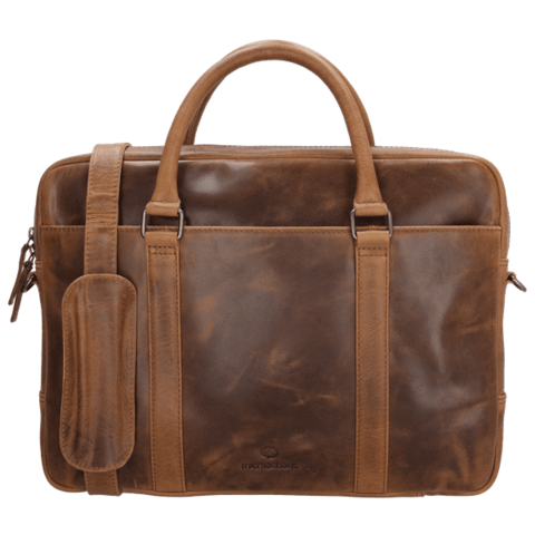 Micmacbags Next Navajo Laptoptas 15,6 inch Bruin