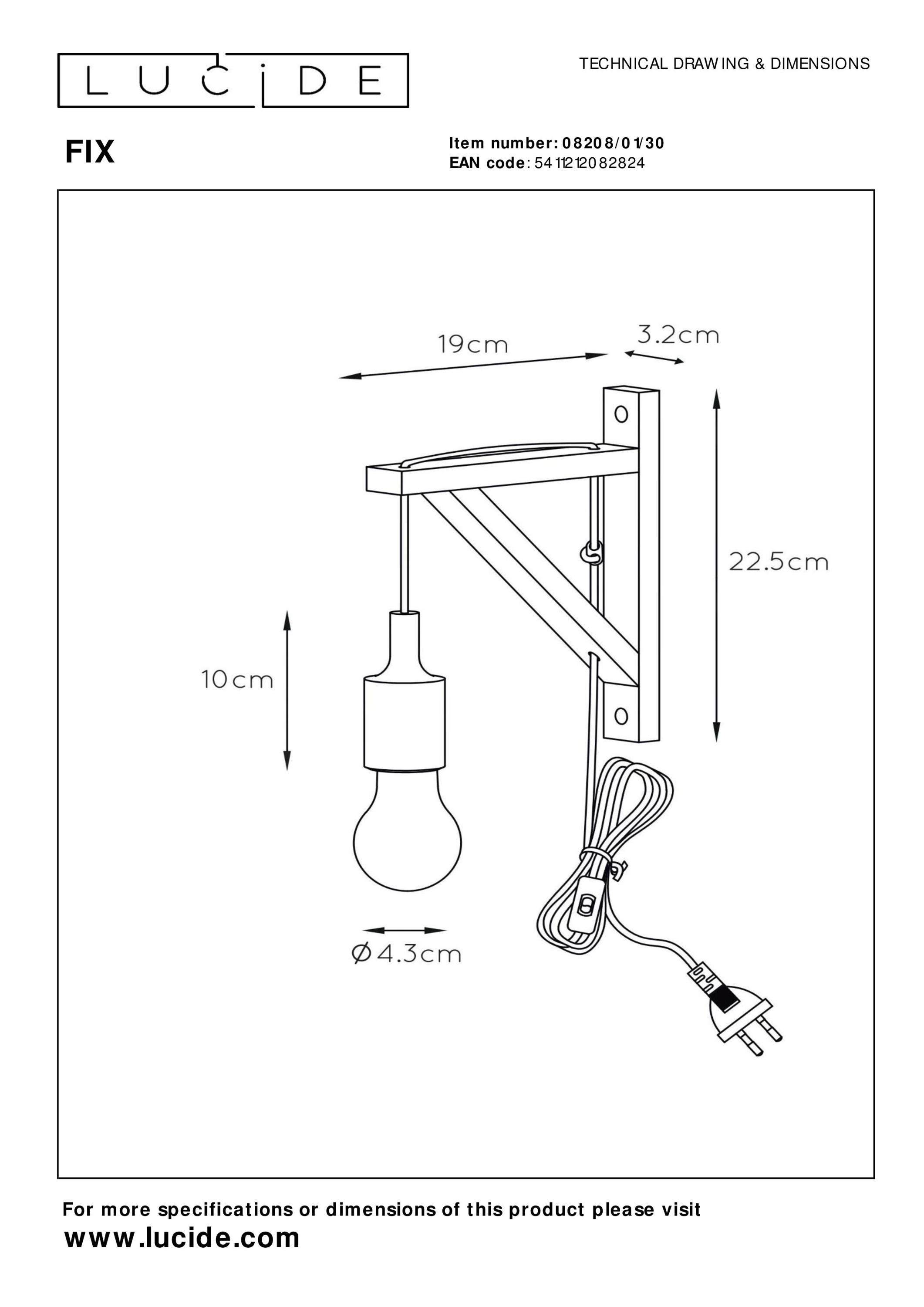 Wandleuchte FIX
