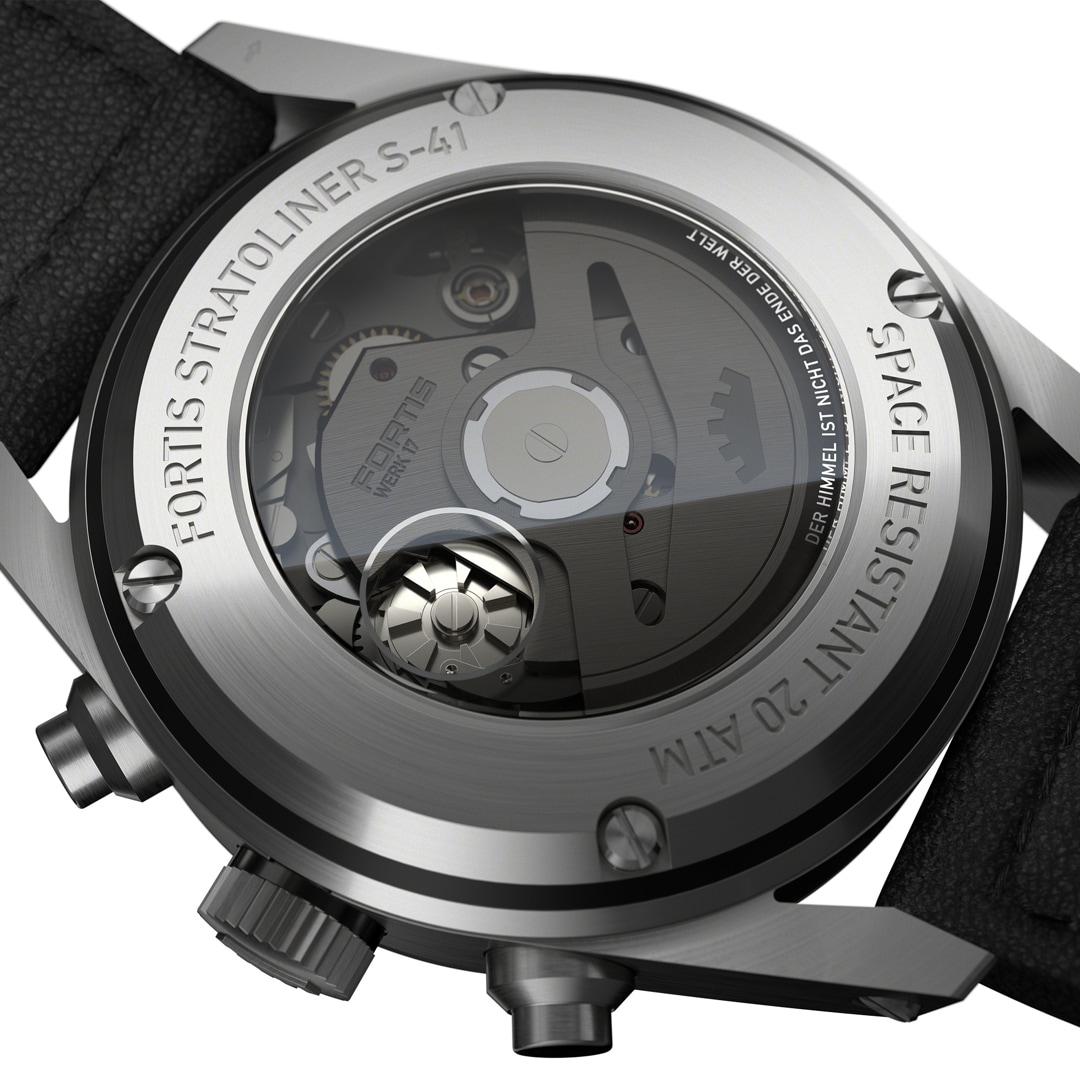 Fortis Stratoliner S-41 Cosmic Gray Aviator Strap
