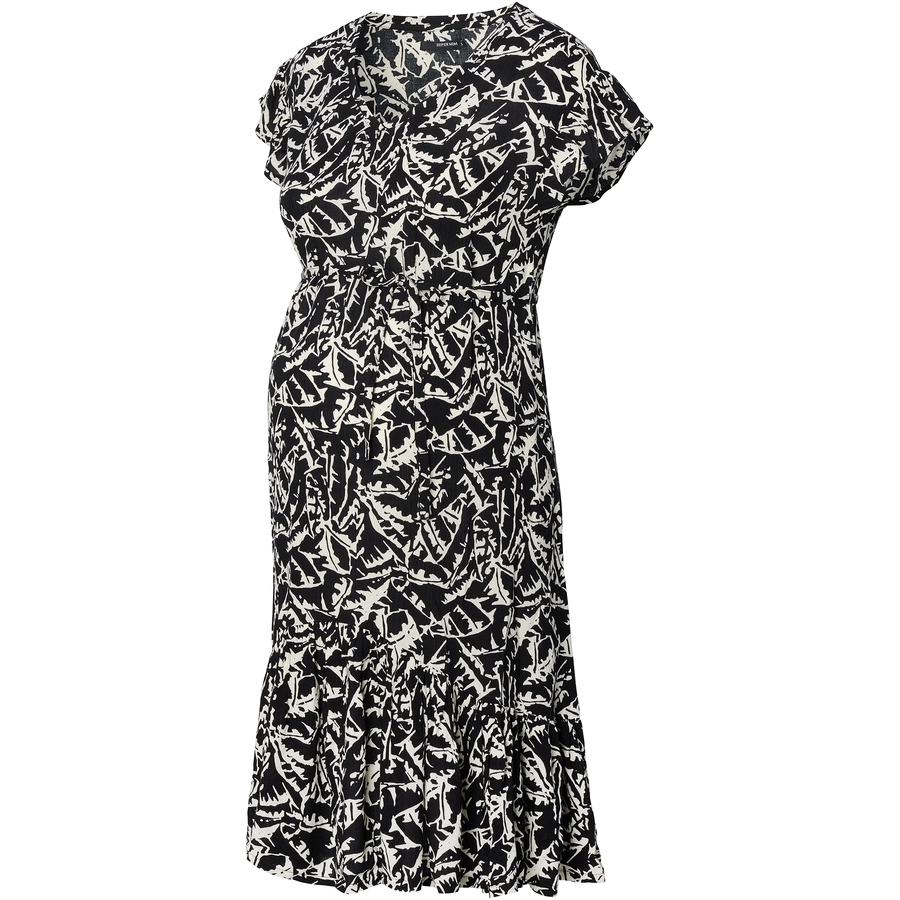 SUPERMOM Kleid Leaf Black