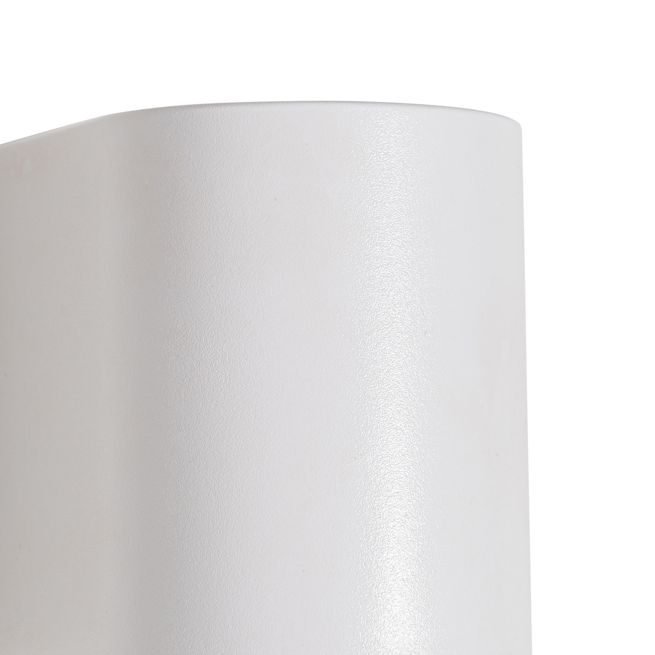 Moderne buiten wandlamp wit kunststof ovaal - Baleno