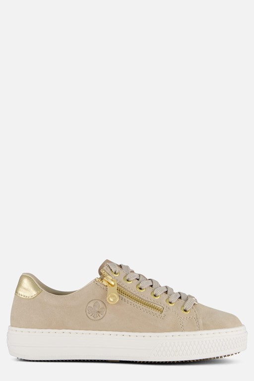 Rieker Sneakers beige Leer