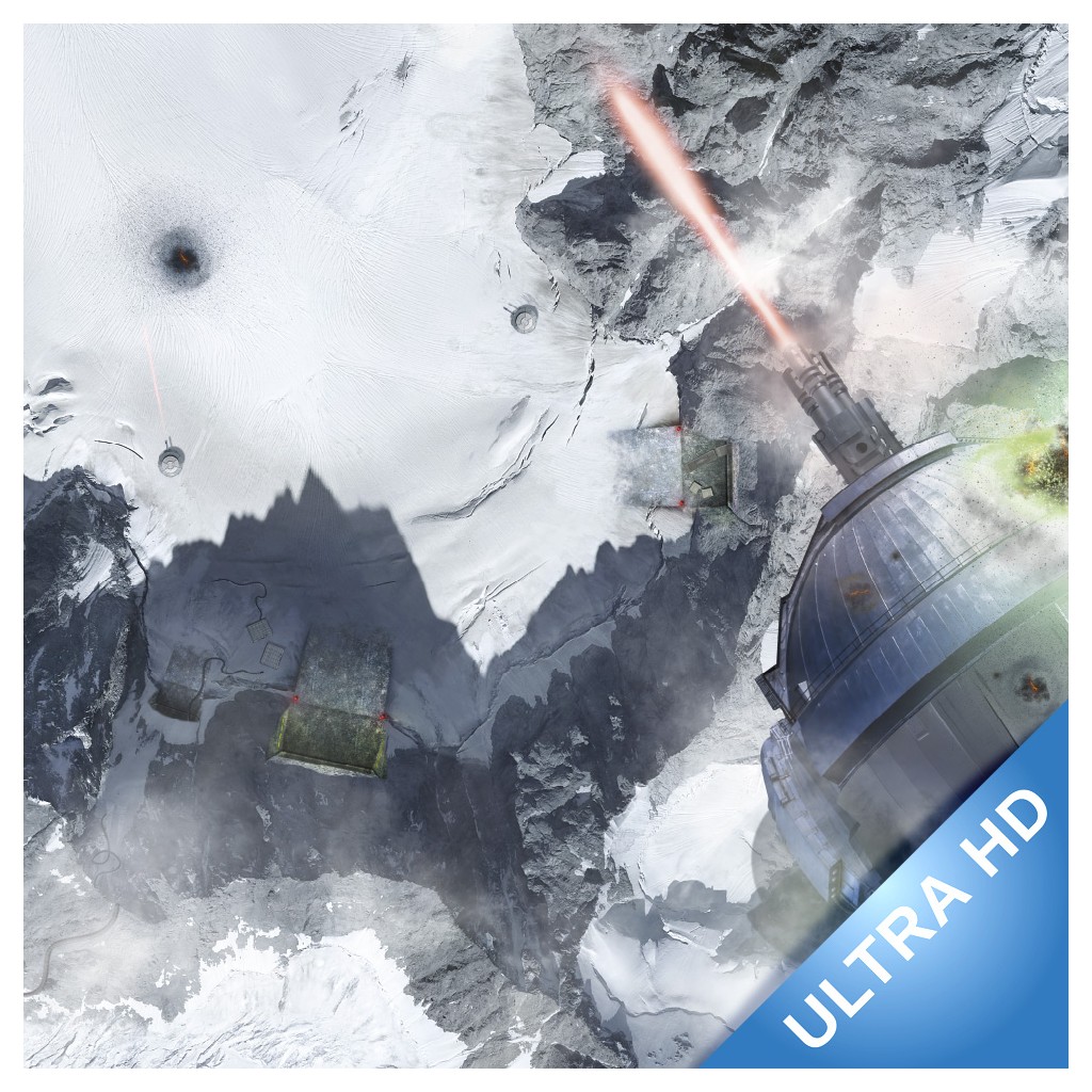 Tapis - Blizzard Station (90x90cm)
