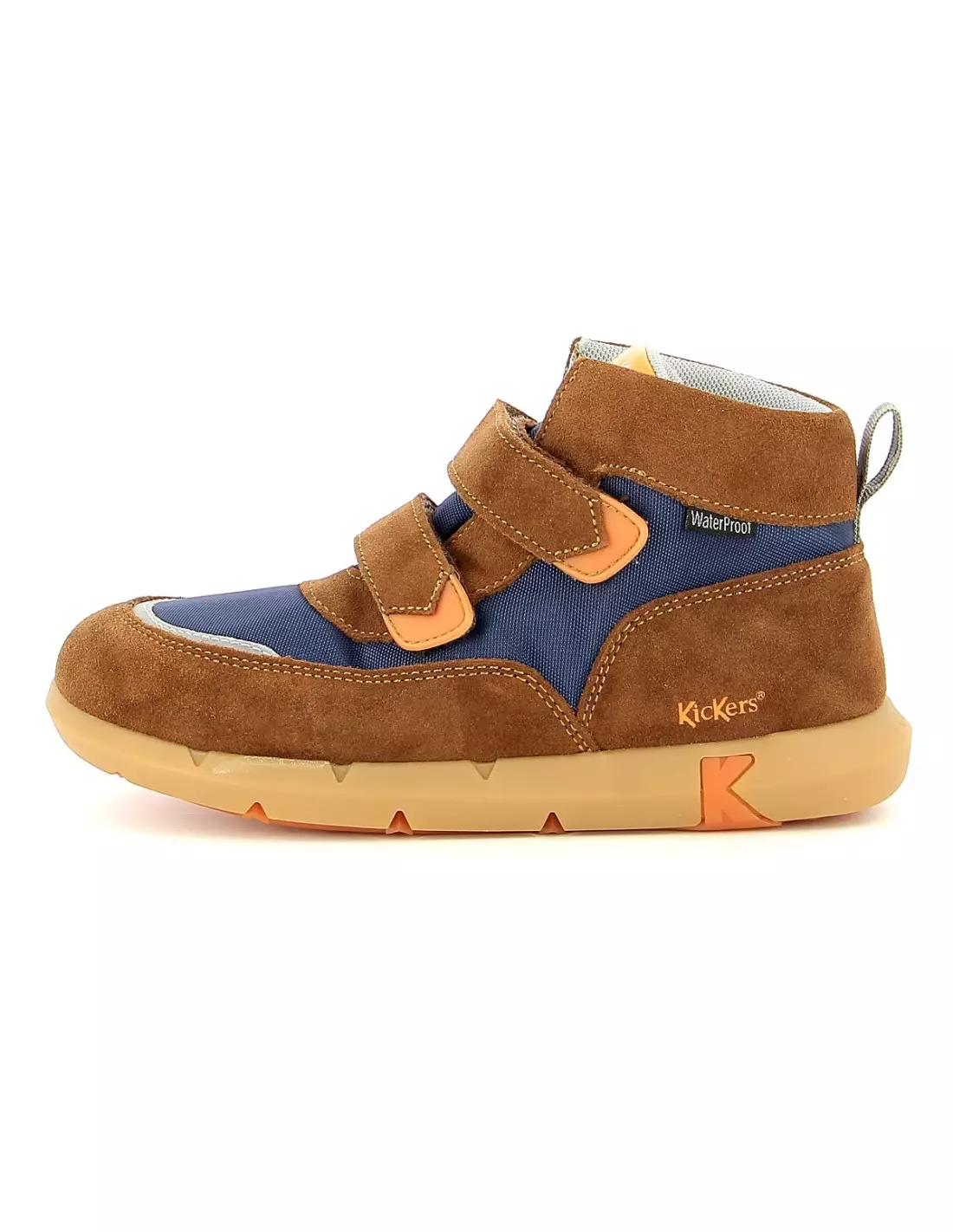 KICKERS JUNIBO - Sneakers Marronbleuorange
