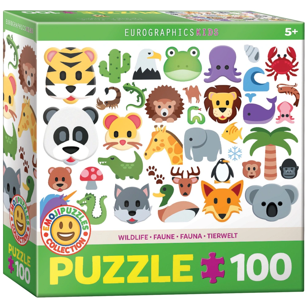 EurographKids - Emojipuzzle-Wildtiere (Puzzle)