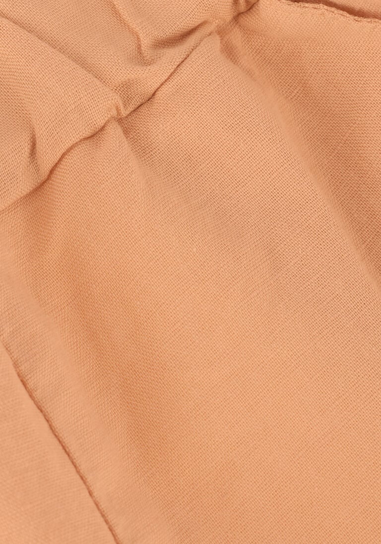 L\u00D6TIEKIDS nude l&ouml;tiekids shorts linen wide shorts solid
