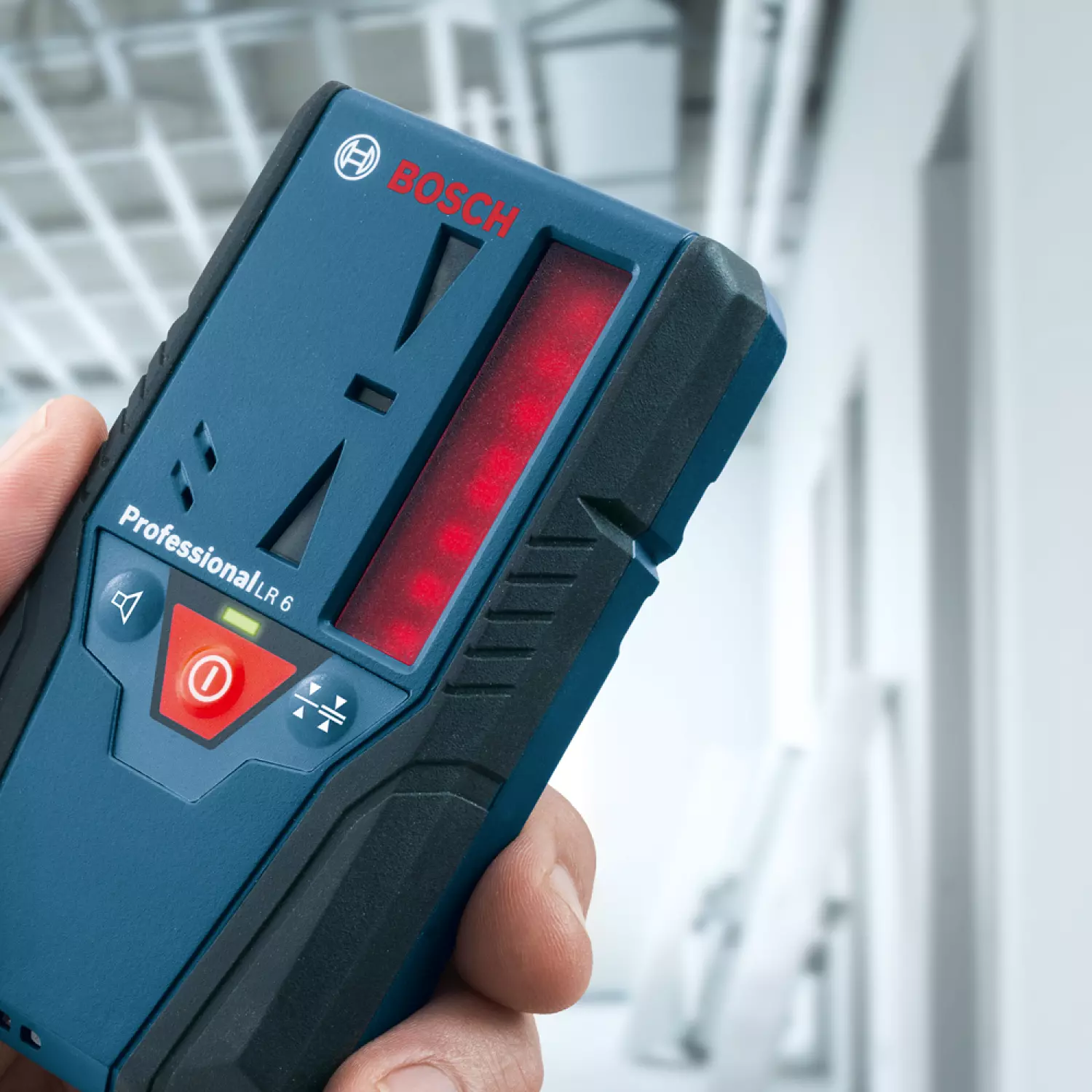 Bosch LR 6 laserontvanger - rood