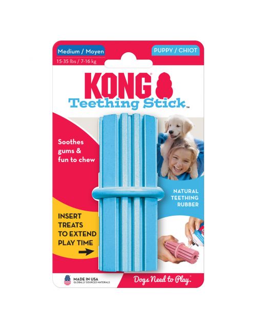 Kong Speeltje Teethingstick Puppy Assorti - Hondenspeelgoed