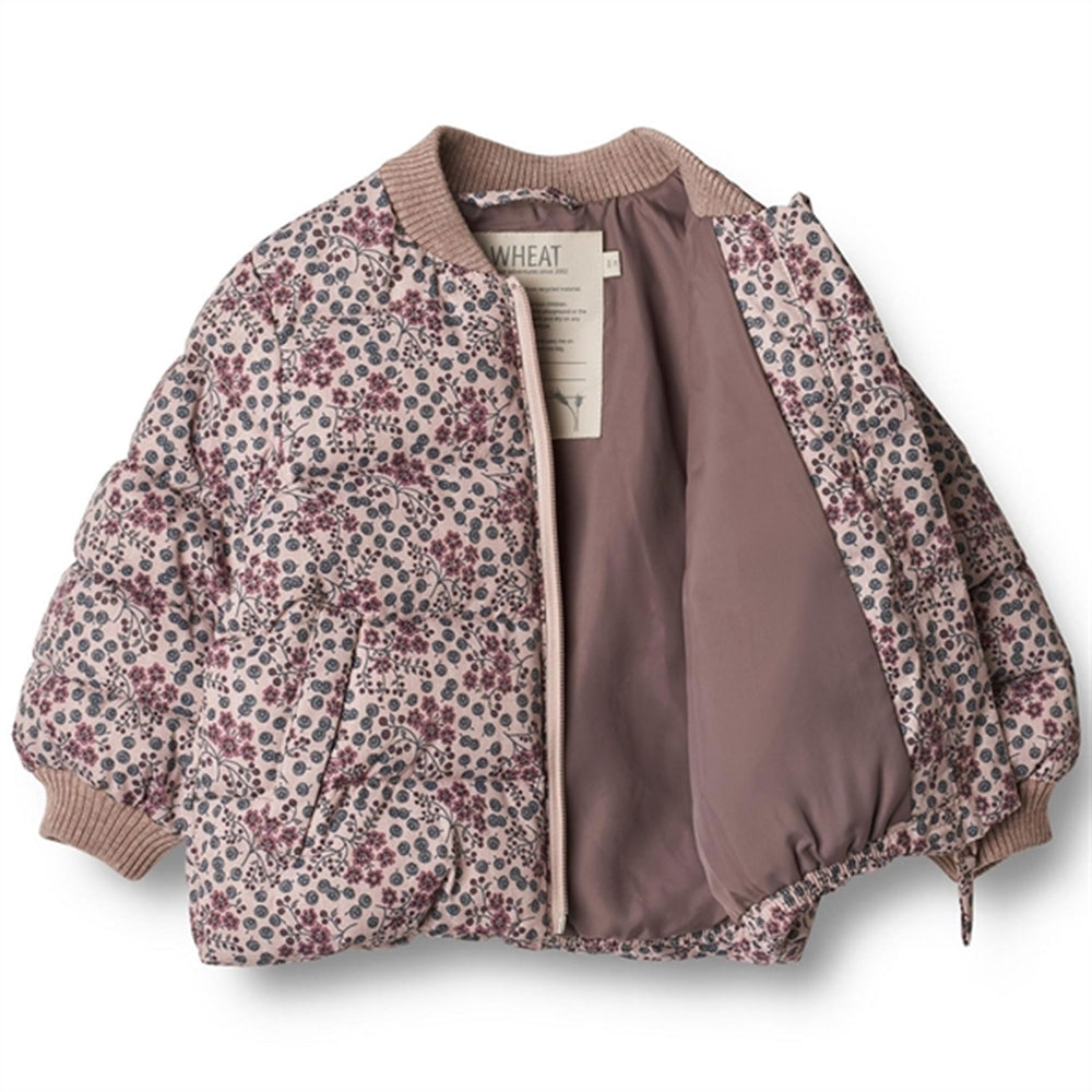 Puffer Jakke Yuri Pale Lilac Berries