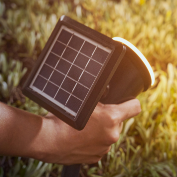 Philips solar sokkellamp Jivix zwart
