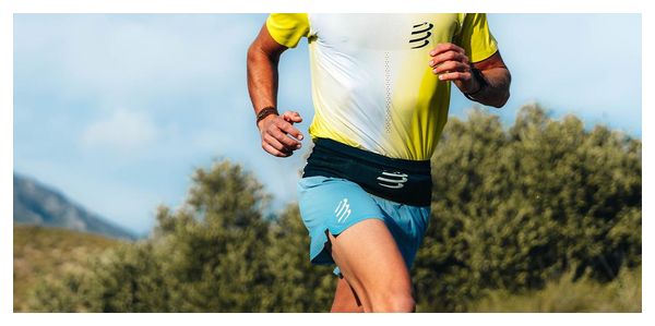 Ceinture Compressport Free Belt Bleu / Vert