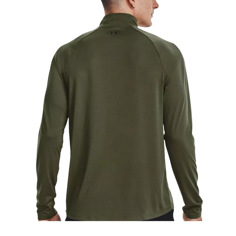 Under Armour Sweat 1/2 zip Kaki Homme Under Armour Tech 2.0