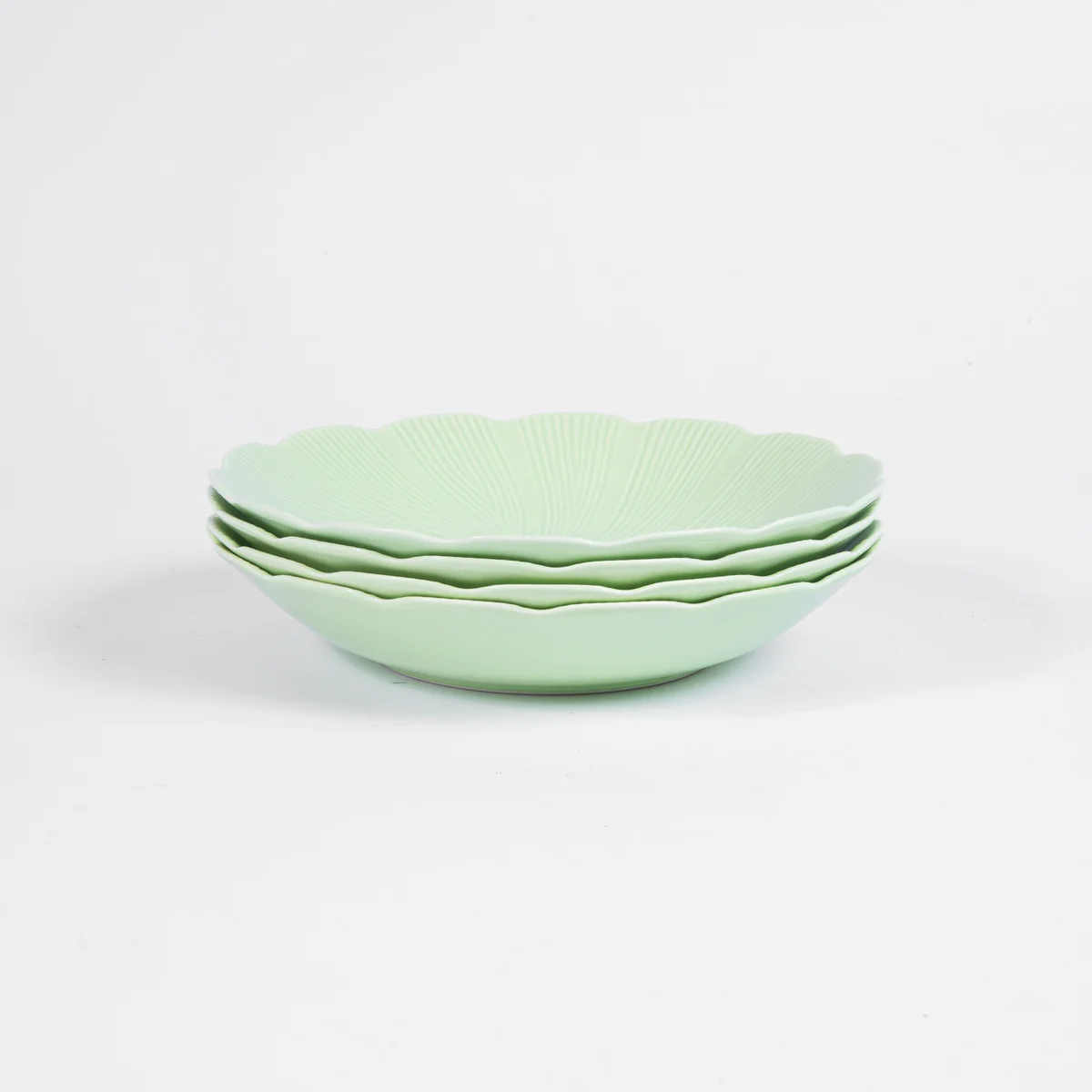 assiette creuse TAHITI VERTE (22cm) OGRE La Fabrique