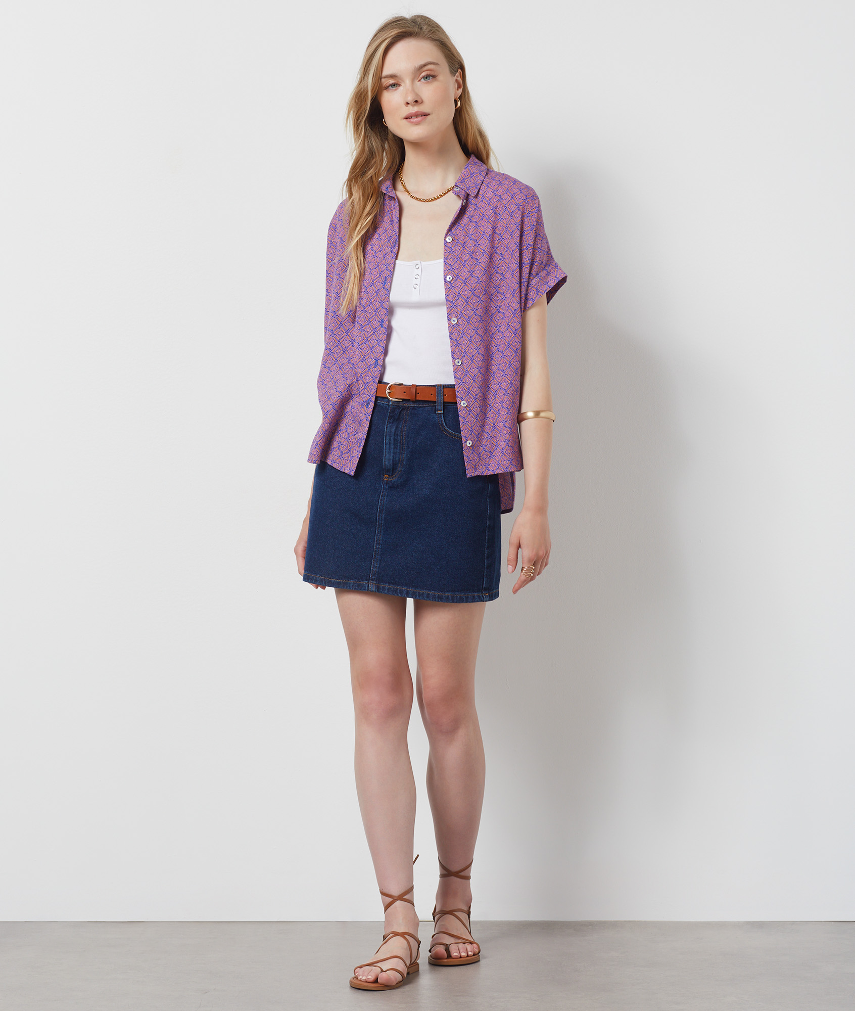Chemise manches courtes