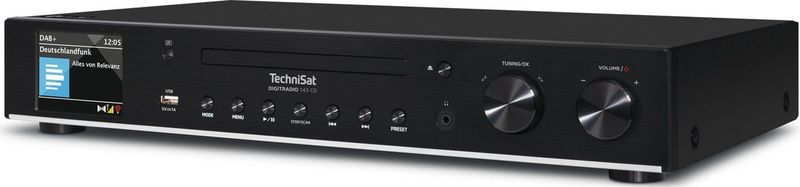 TechniSat - DigitRadio 143 CD - HiFi Component - Zwart - DAB+ en FM-radio