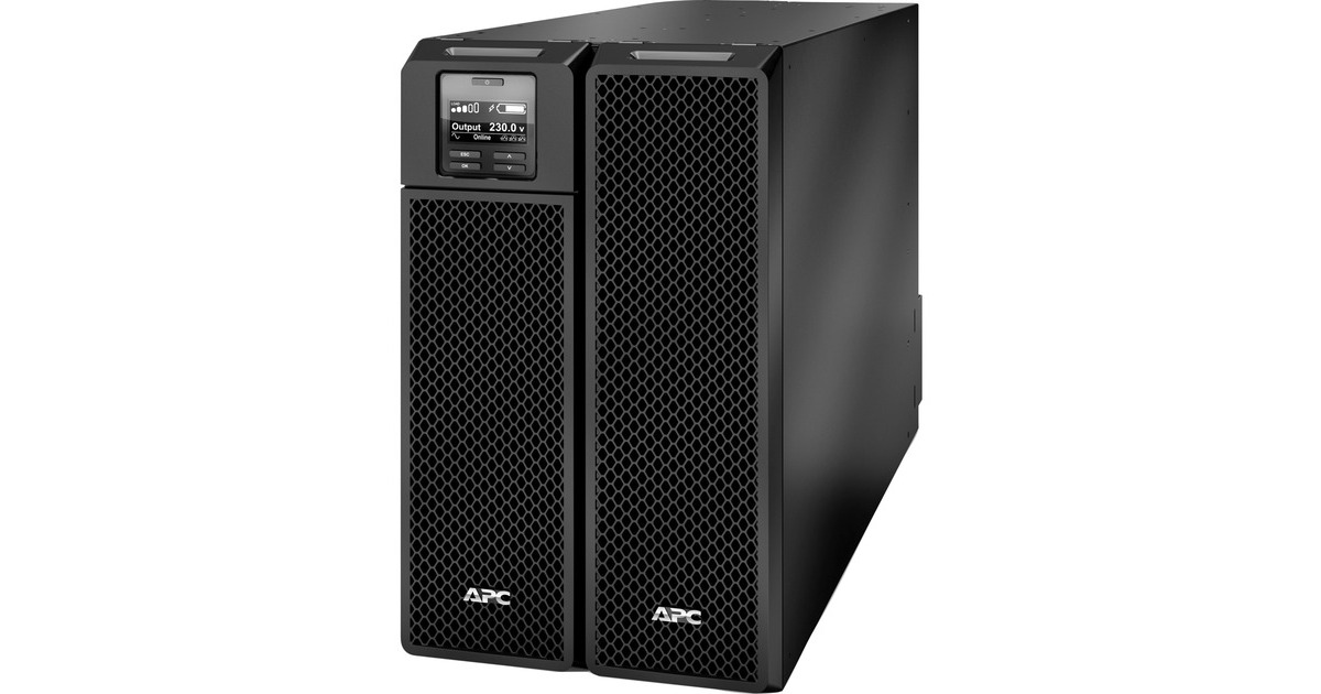 APCSmart-UPS On-Line 8000VA noodstroomvoeding ups  (Zwart, 6x C13, 4x C19, hardwire 1 fase uitgang, Embedded NMC, SRT8KXLI SRT)