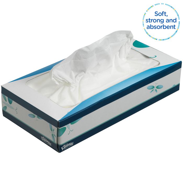 Kleenex 8824 12x72st Facial Tissue 3-laags standaard wit (8824)