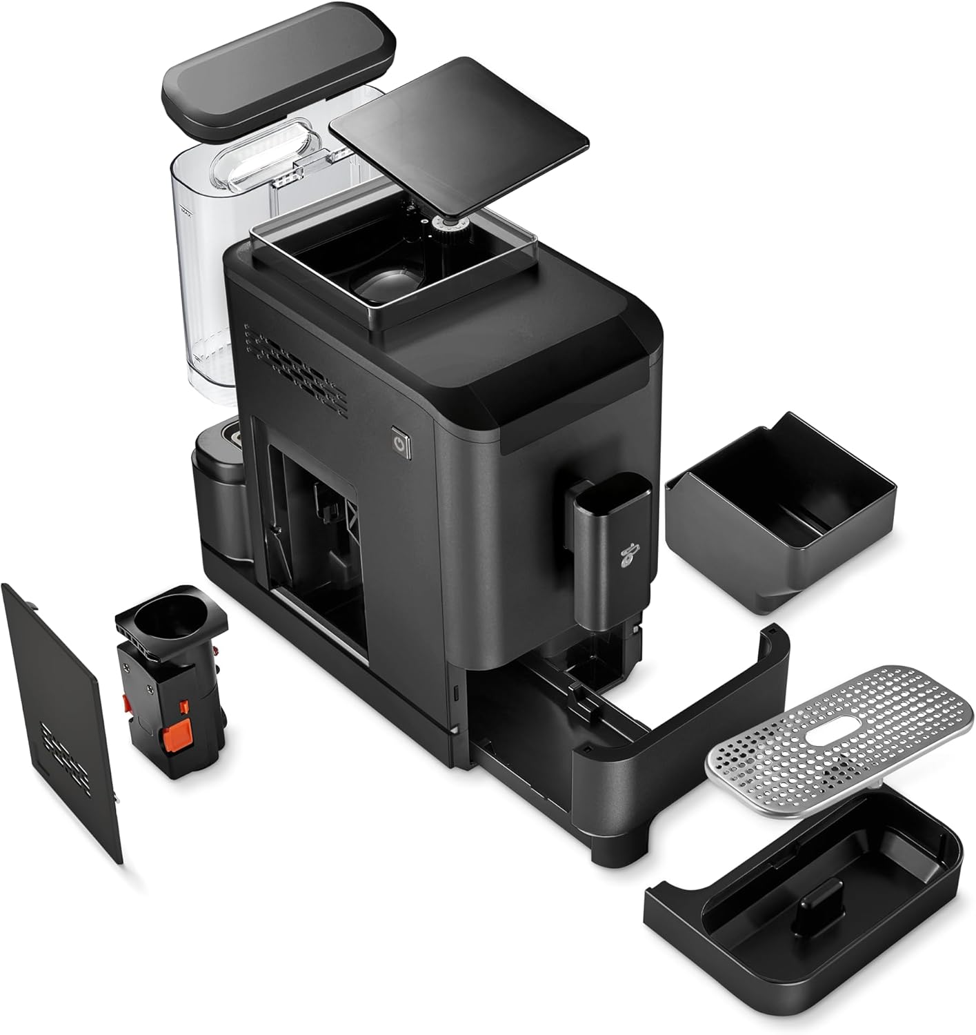 Tchibo Kaffeevollautomat Esperto2 Caffè mit 2-Tassen-Funktion für Caffè Crema und Espresso, Granite Black - INKLUSIVE Kaffeeprobierset GRATIS