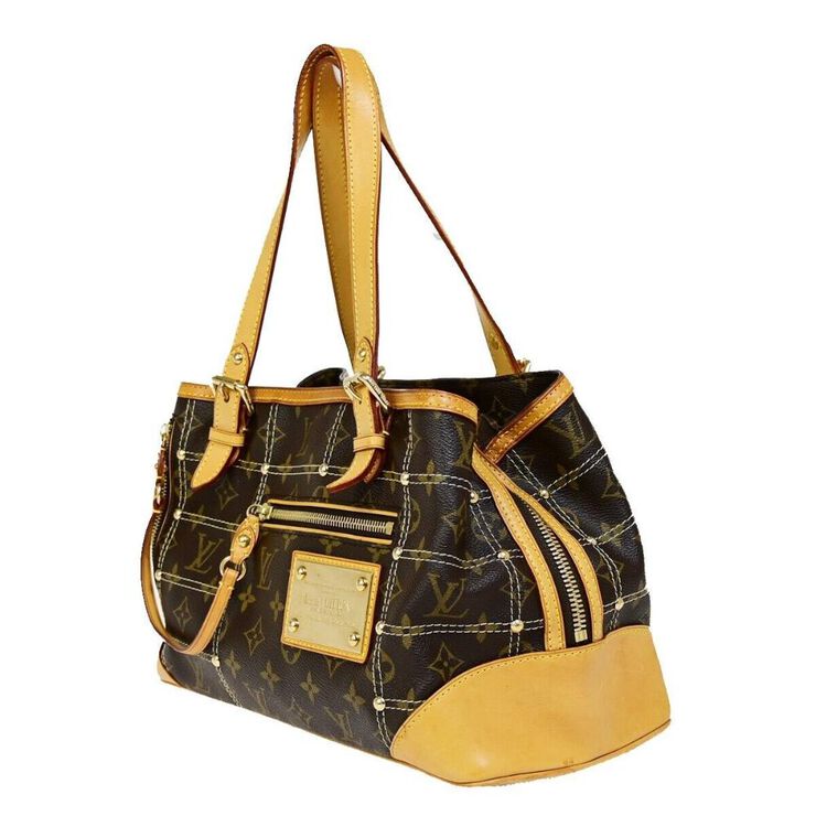 Louis Vuitton Vintage Louis Vuitton Sac Riveting Brown