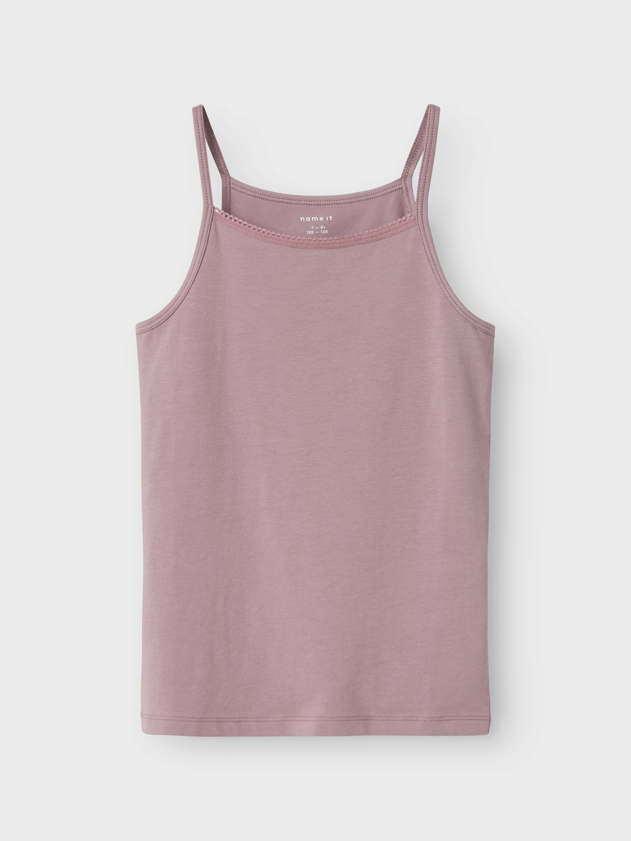 Name It Unterhemd »NKFSTRAP TOP 2P BARELY PINK BOW NOOS« Packung, 2 Stk.