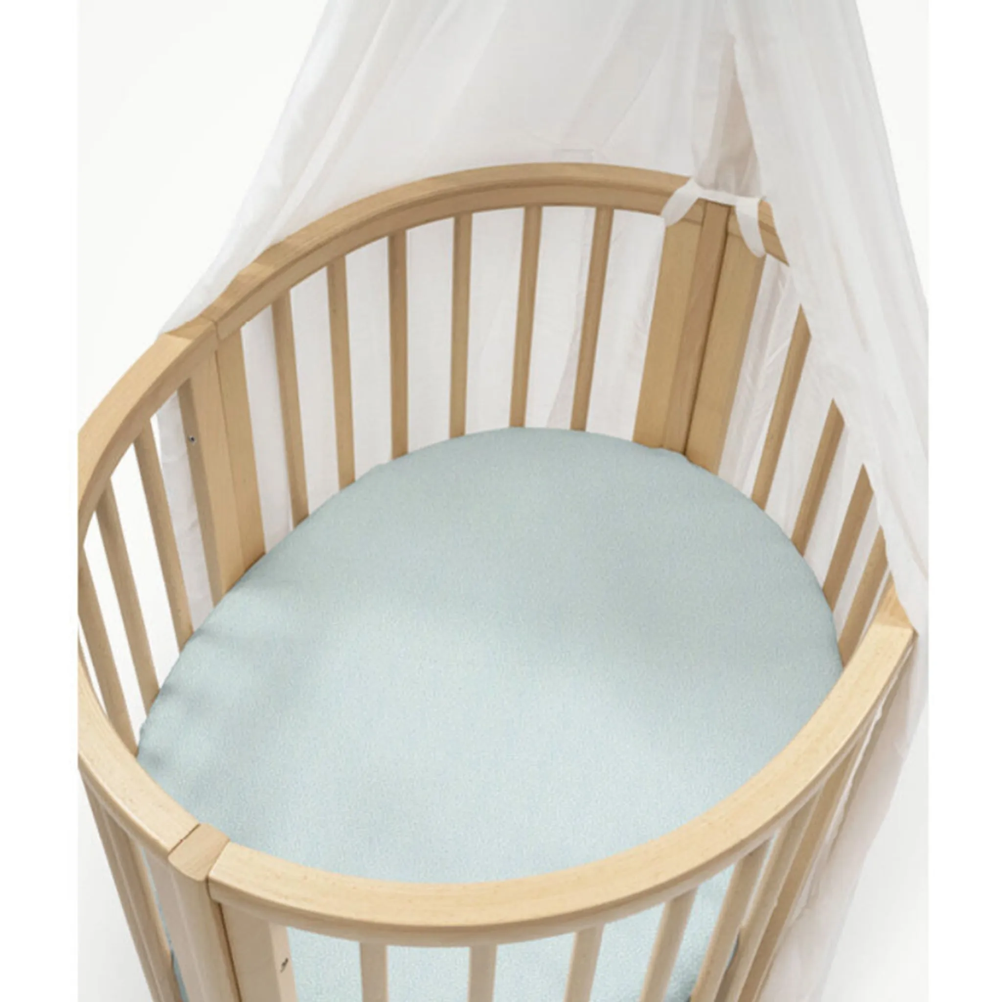 Stokke Drap Contour pour Mini Couchette Stokke® Sleepi™ V3 - Pois Sauge