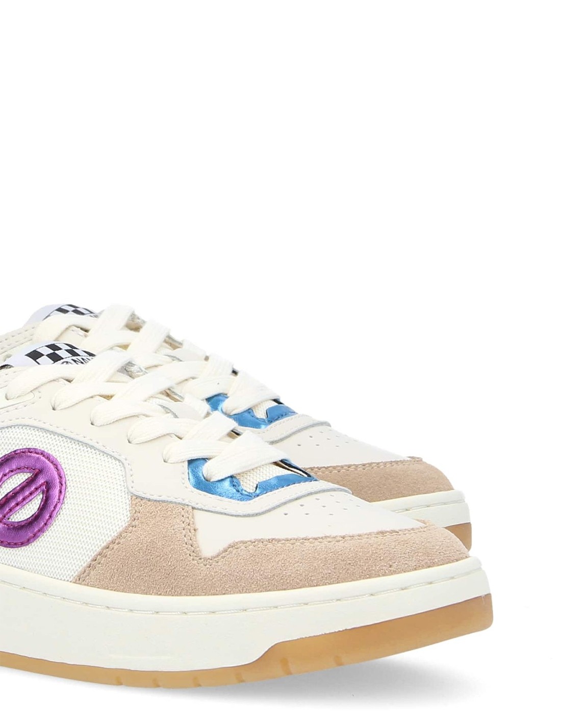 no name Baskets de ville Femme Kelly Sneaker W Violet/Bleu