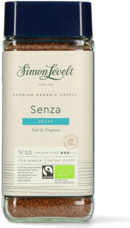 Simon Levelt - Senza Decaf - Oploskoffie - 100 gr - Cafeïnevrij