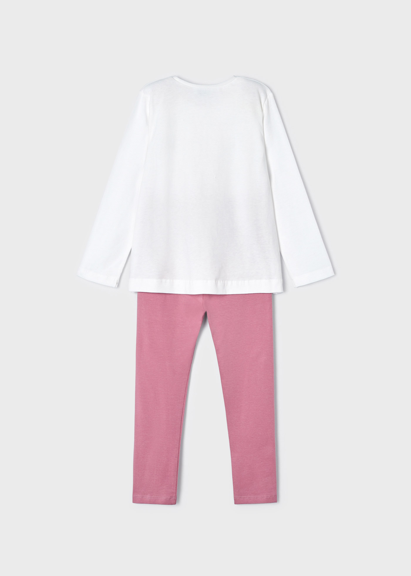 Conjunto de algodão de alta qualidade com duas peças para meninas.