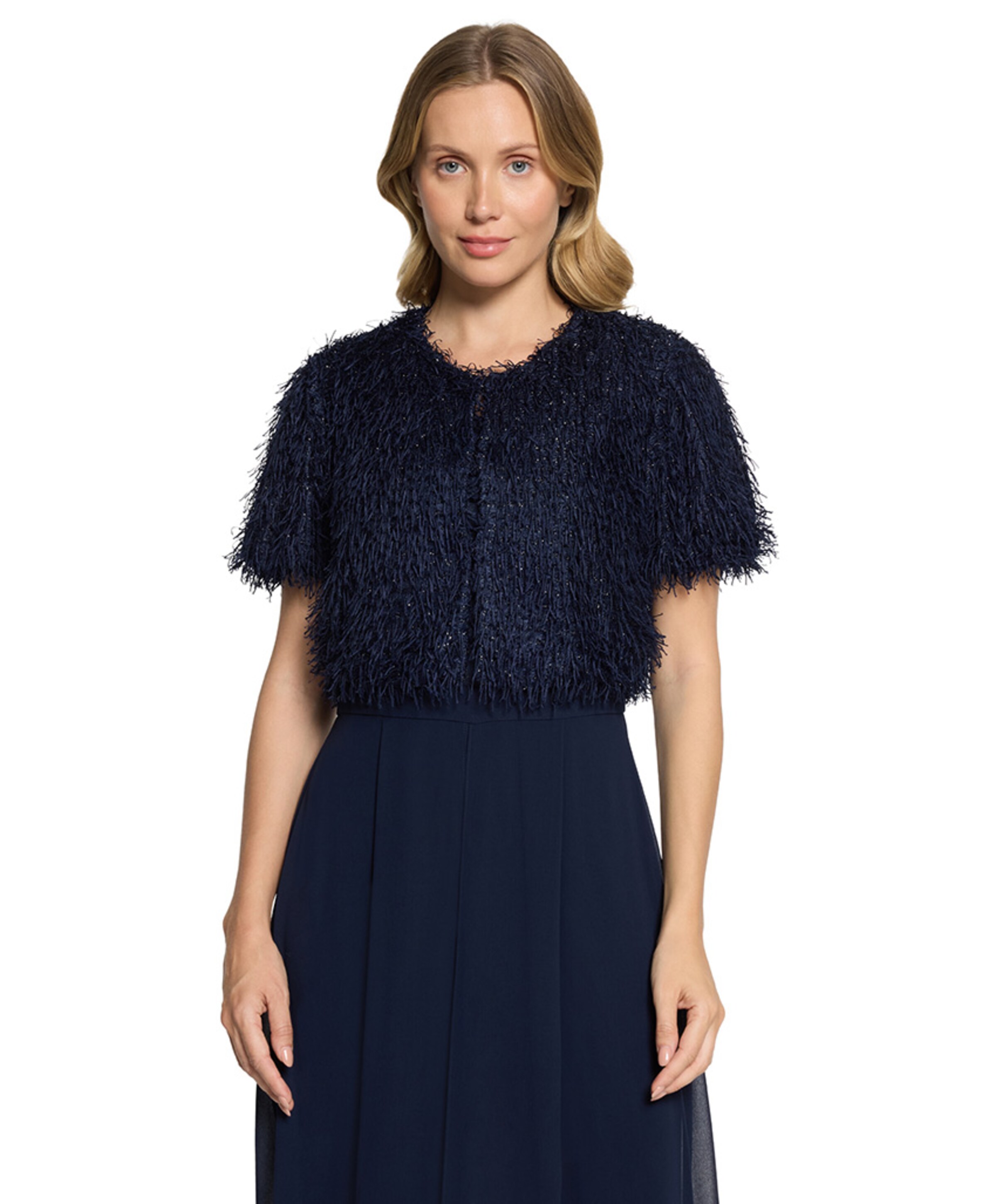 Vera Mont Dames vest blauw