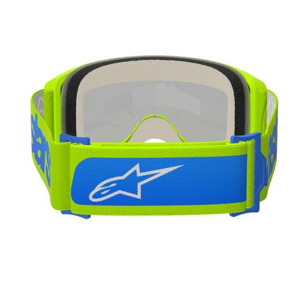Masque cross Alpinestars VISION 5 BLAZE IRIDIUM 2025 - Bleu / Jaune