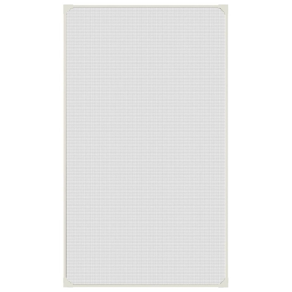Moustiquaire magnétique pour fenêtres blanc 80x140 cm