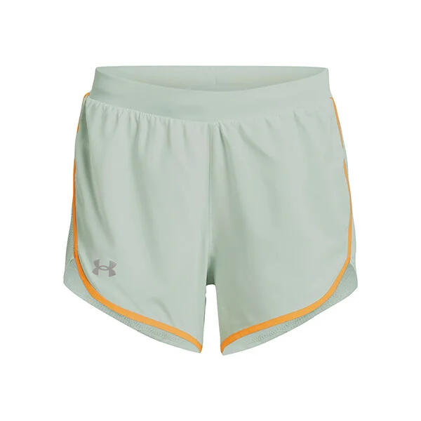 Under Armour Fly-By Elite 3in Shorts Femmes - Vert , Orange