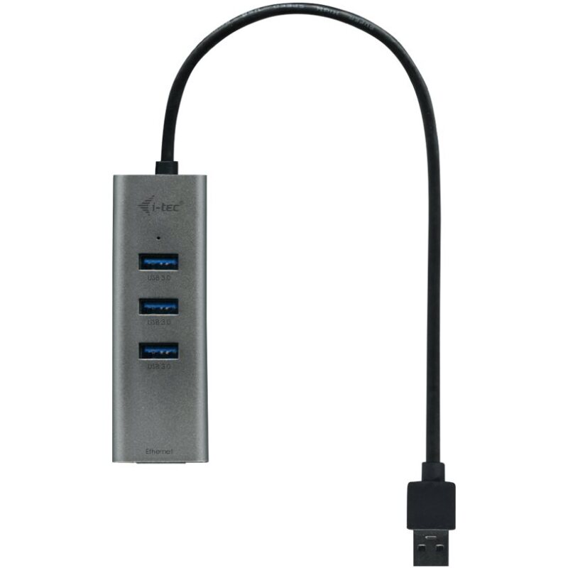 i-tec Metal USB 3.0 HUB 3 Port + Gigabit Ethernet Adapter