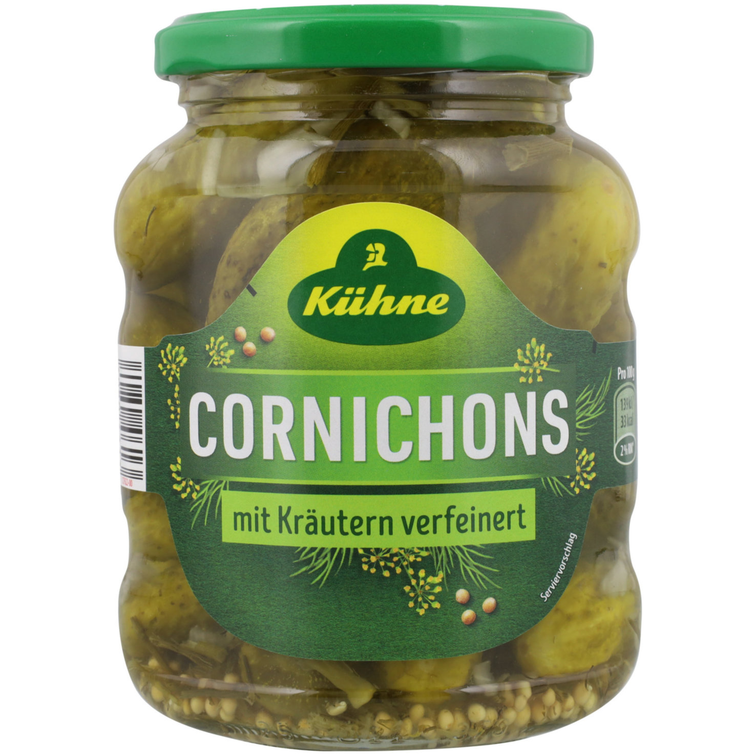 Kühne Cornichons mit Dill und Zwiebeln