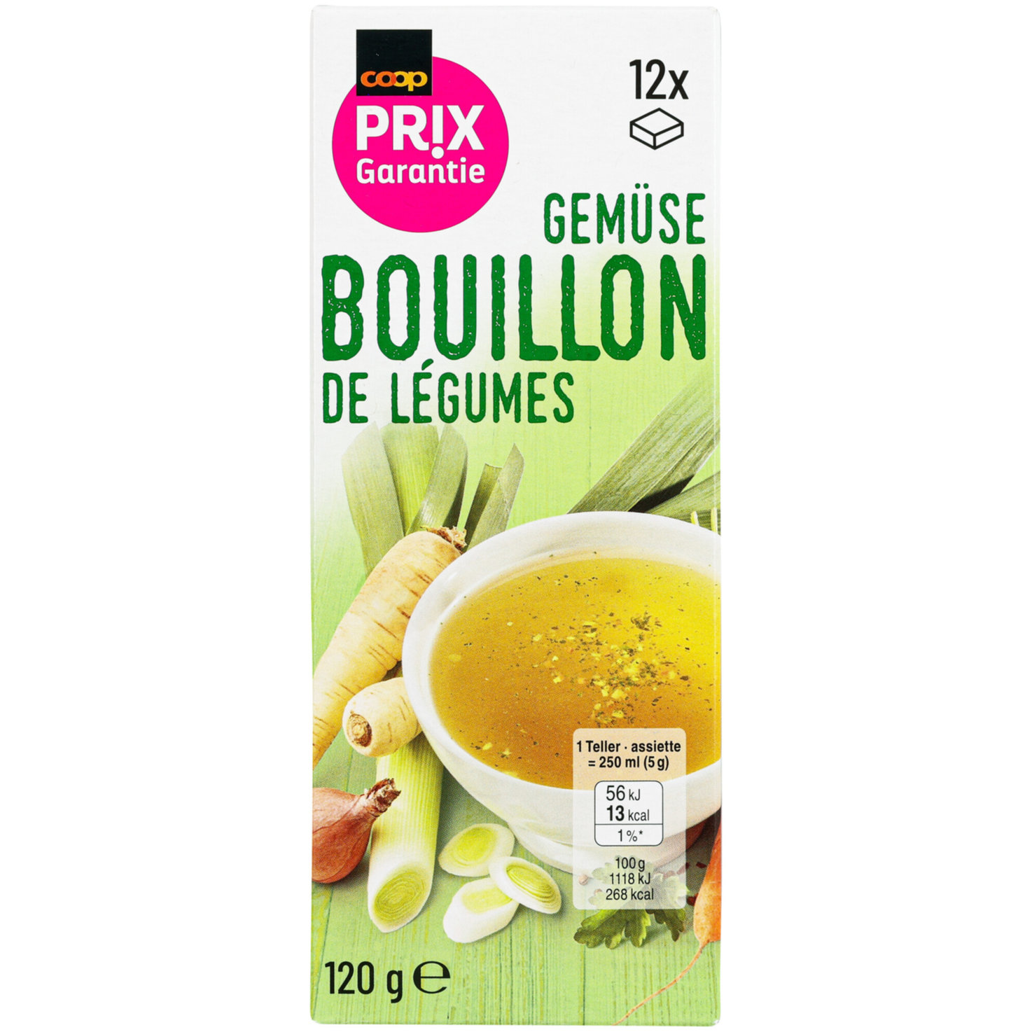 Prix Garantie Bouillon Gemüse Würfel 12 Stück