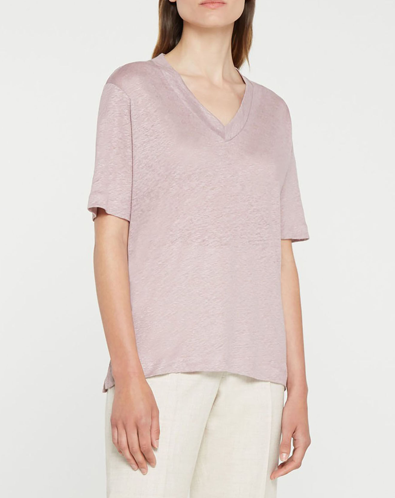 Jodhpur T-Shirt 100% Lin Matari violet parme